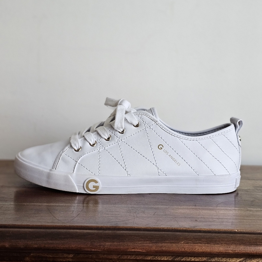 G By Guess Women's Orfin Faux-Leather Sneakers with Brand Accents Size 10 M - Picture 9 of 16